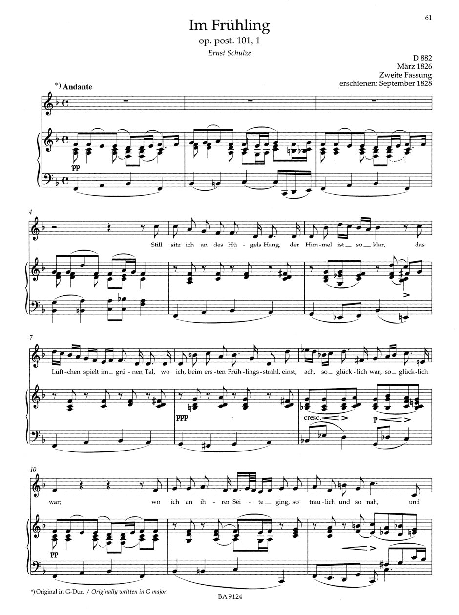 Lieder. Vol. 4 - Medium Voice