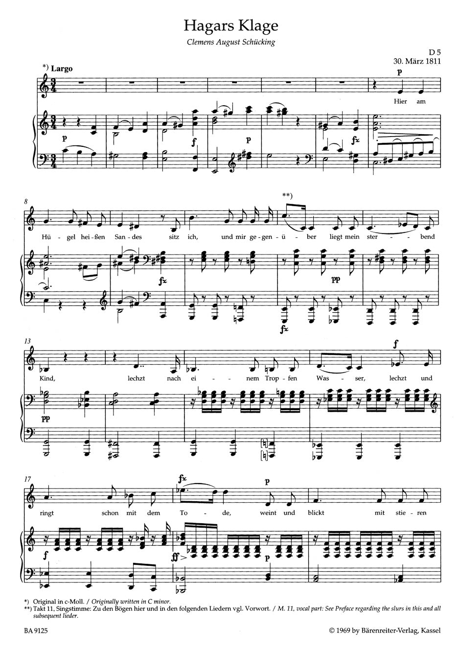 Lieder. Vol. 5 - Medium Voice