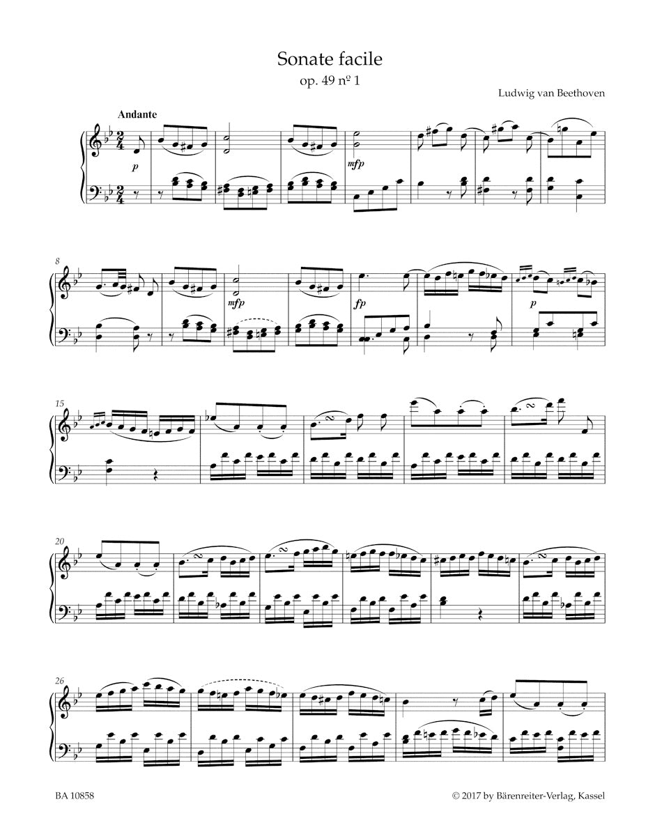 Two Sonatas in G min, G maj op. 49