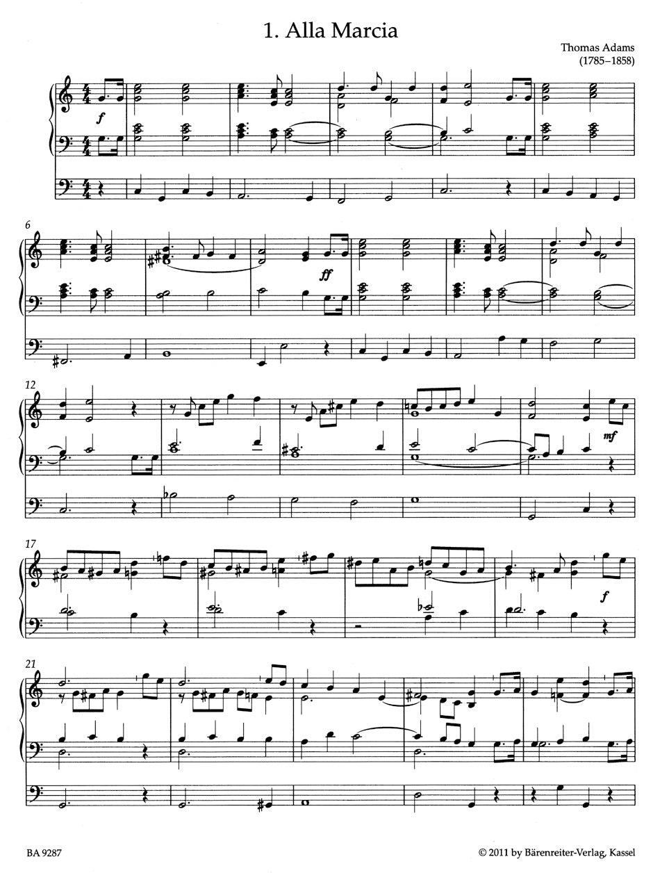 Sonntagsorgel. Easy Organ music for church services and teaching
Vol. 1: Festive Music, Fugues, Trios