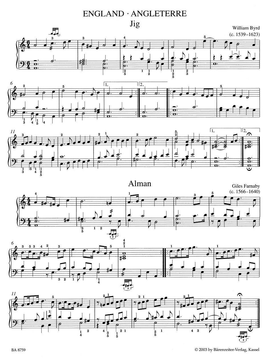 Barenreiter Piano Album Baroque
