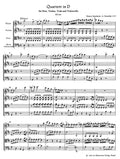 Quartets K. 285, 285a, Anh. 171, 298 for Flute, Violin, viola and violoncello