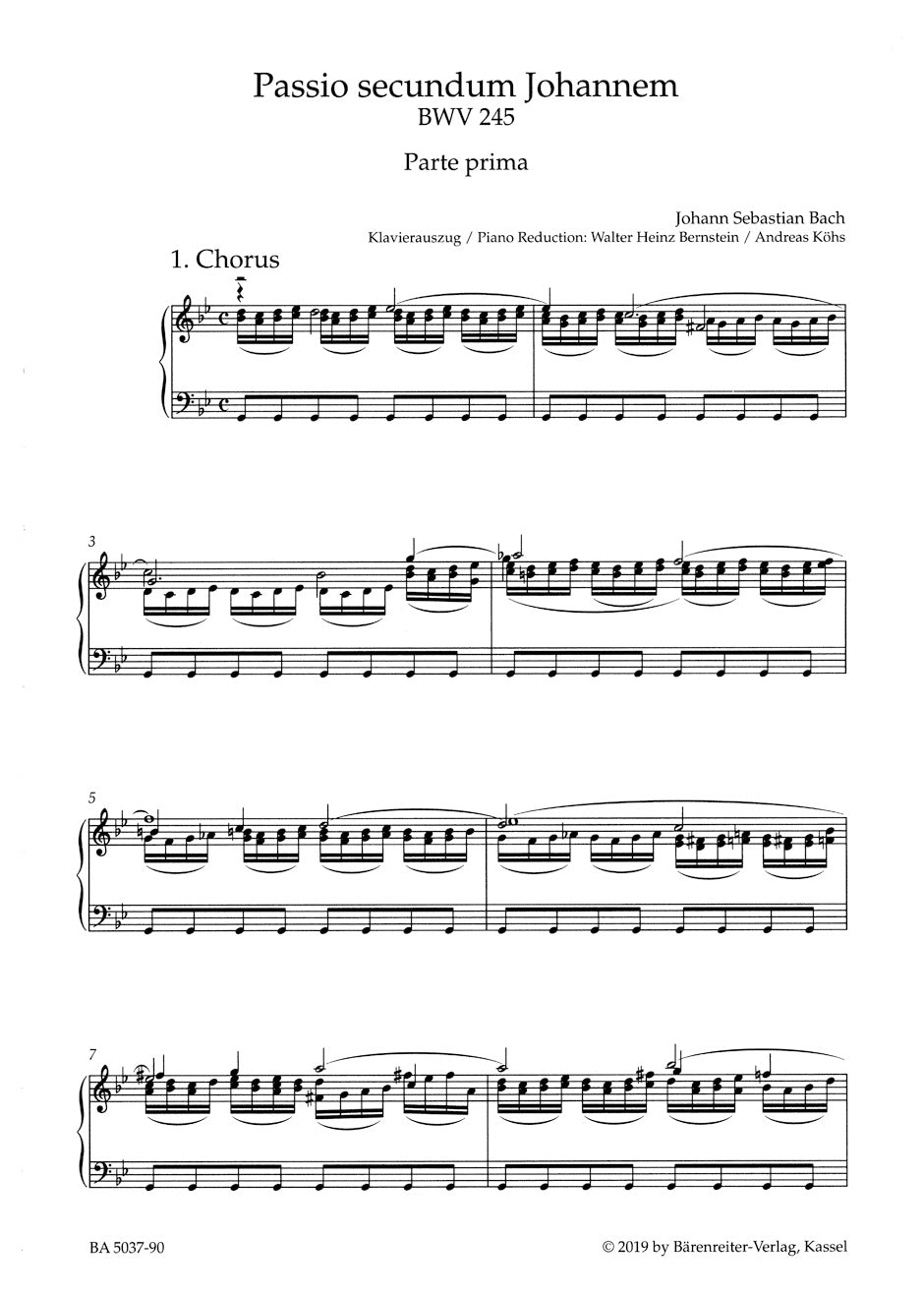 St John Passion (1724) BWV 245