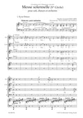 Messe solennelle (Ste Cecile)
for Soloists (STB), Choir (SATB), Orchestra and Organ