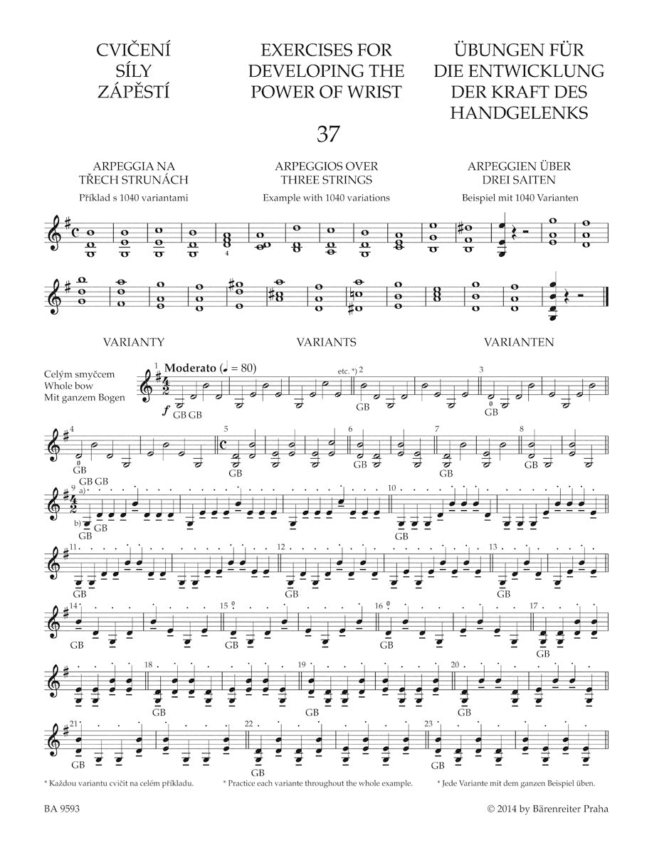 School of Bowing Technique op. 2. Book 3