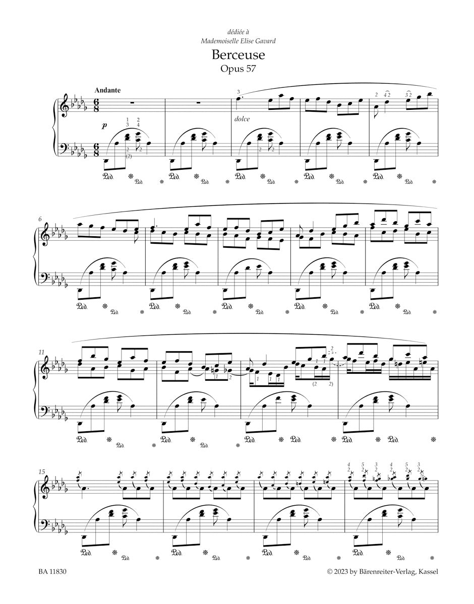 Berceuse pour le Piano op. 57