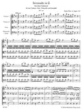 Eine kleine Nachtmusik in G maj K. 525 
for String Quartet (-Quintet) or String Orchestra