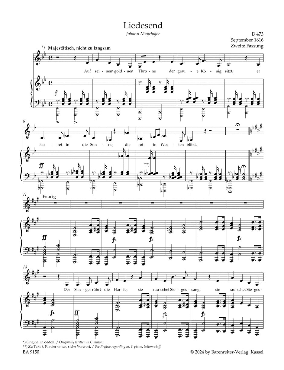 Lieder. Vol. 10 - Low Voice