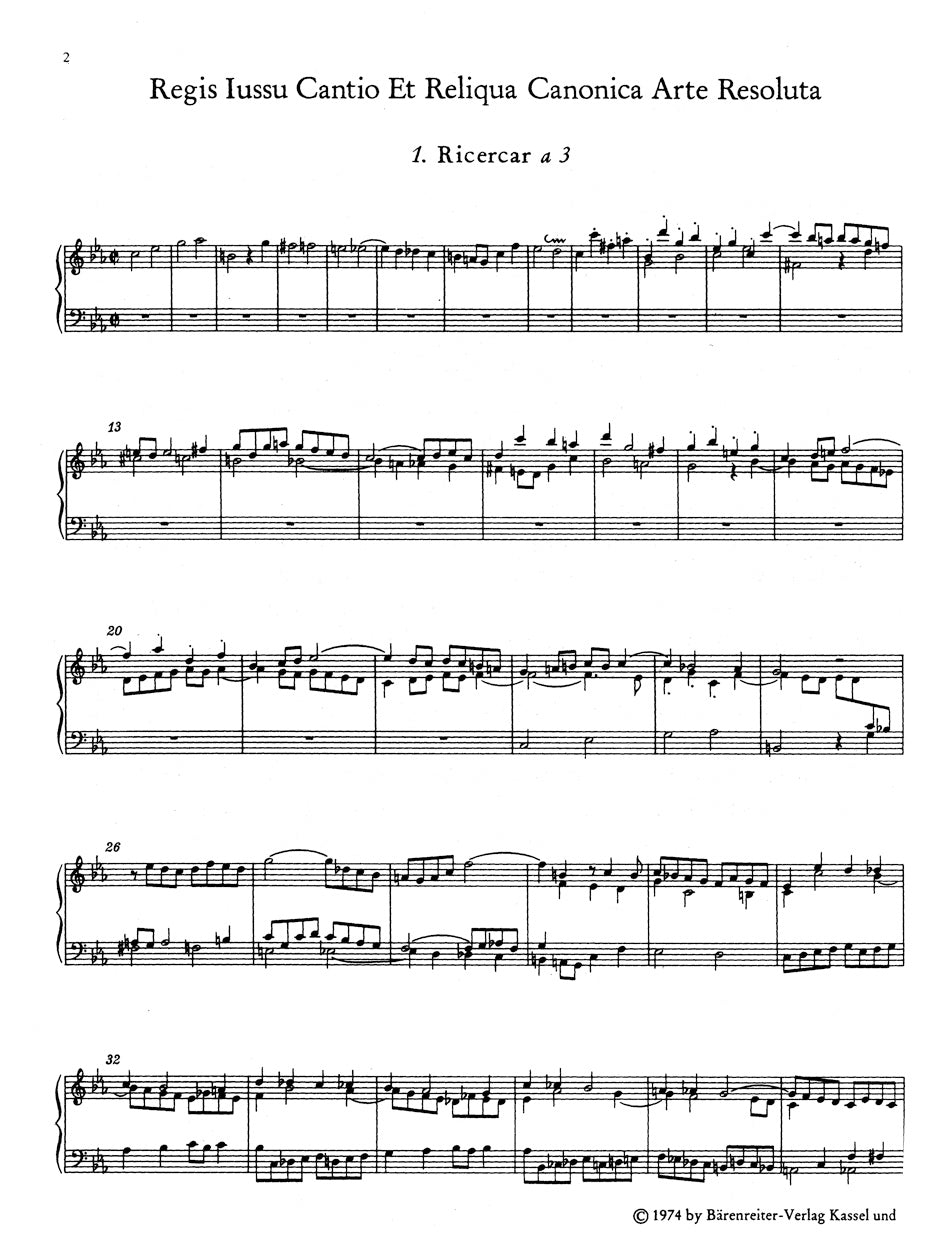 Musical Offering BWV 1079