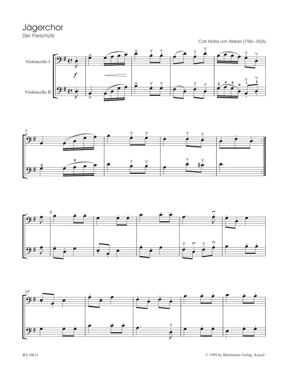 Classic Hits for two Cellos