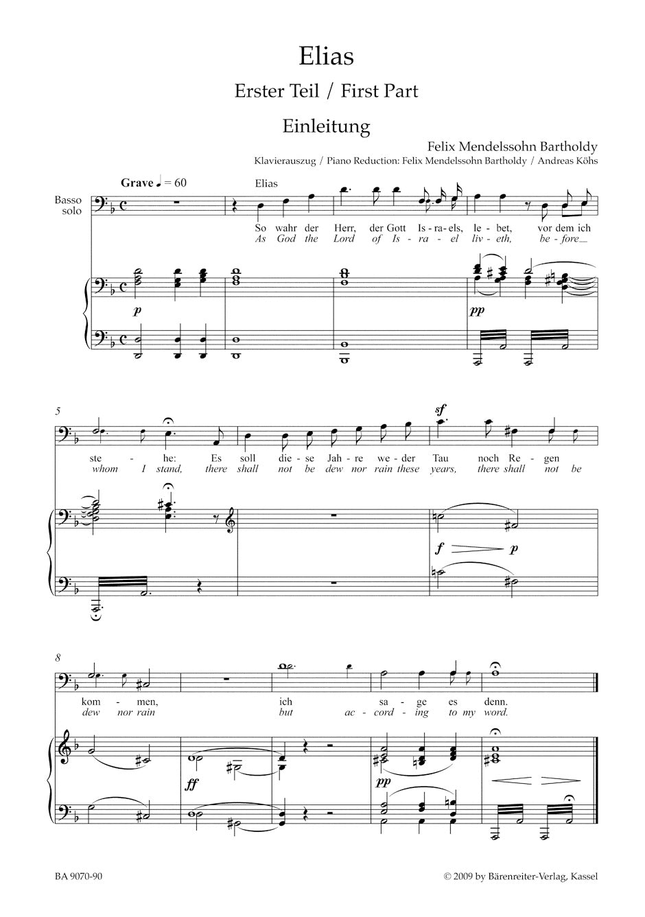 Elijah op. 70