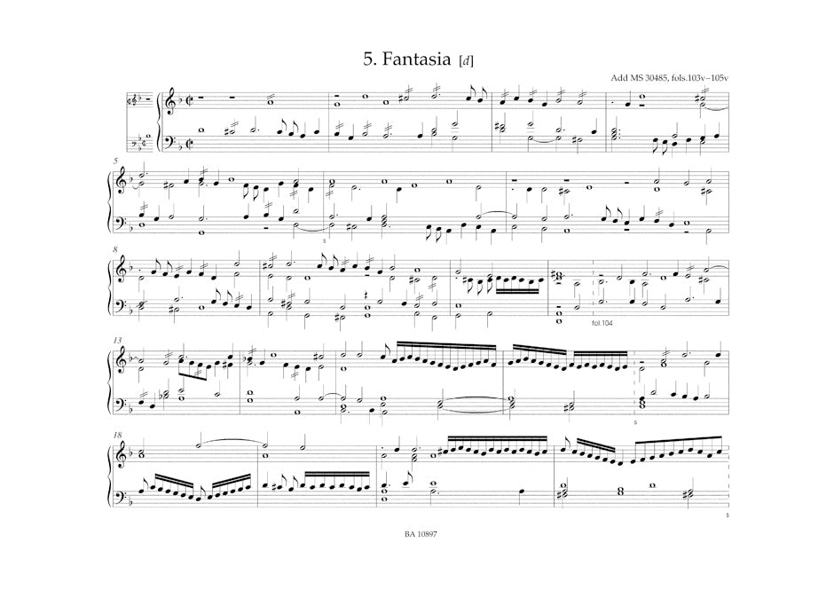 Organ and Keyboard Music. 
Fantasias and Selected Works