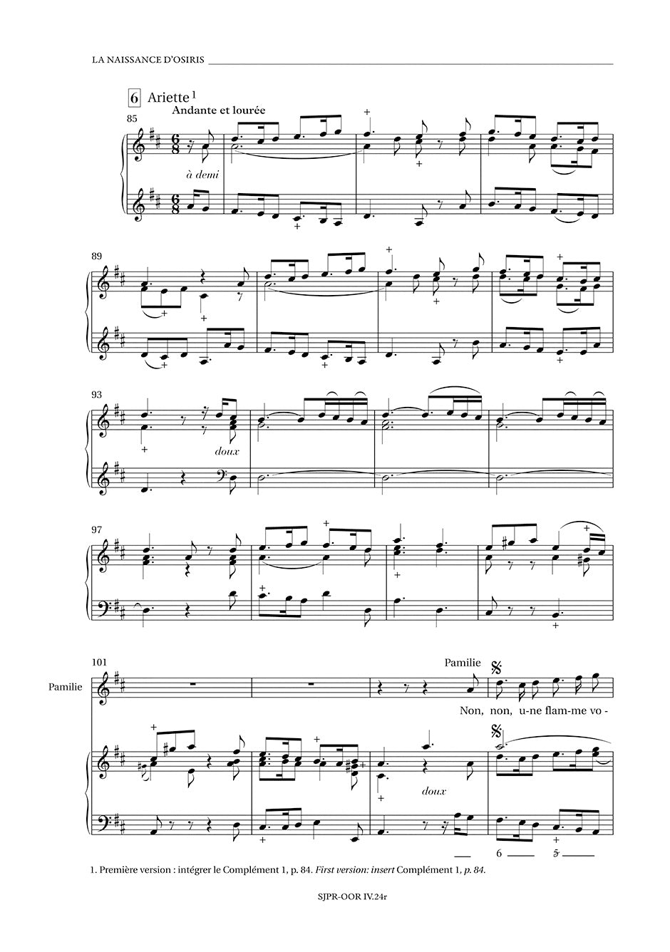 La Naissance d'Osiris RCT 48