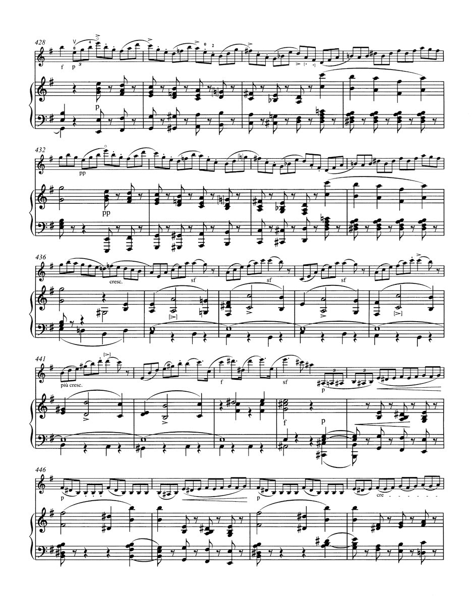 Concerto in E min for Violin and Orchestra op. 64, Late 1845 version