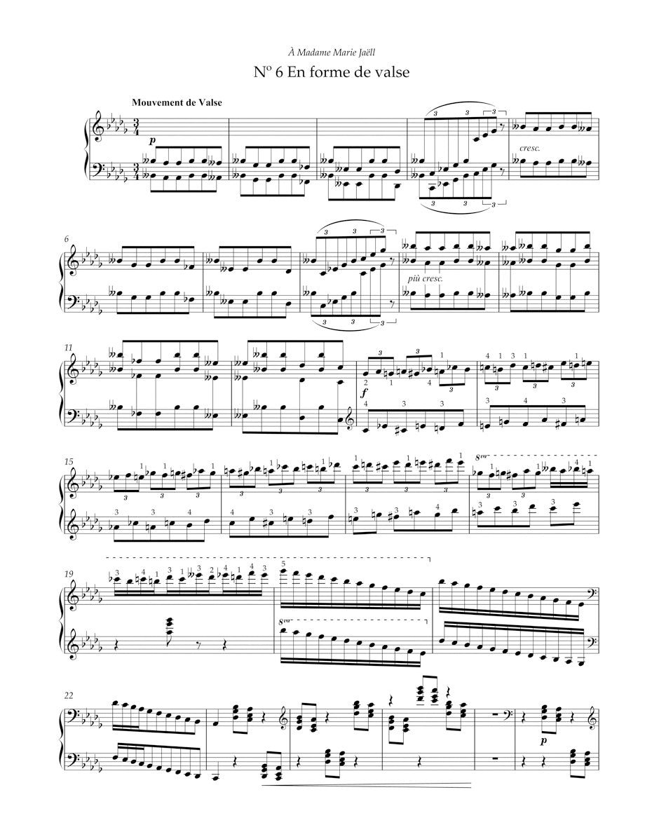 Six Etudes pour Piano. 
Premiere livre op. 52