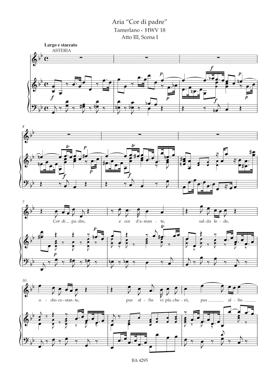 Aria Album, Female Roles for High Voice from Handel's Operas