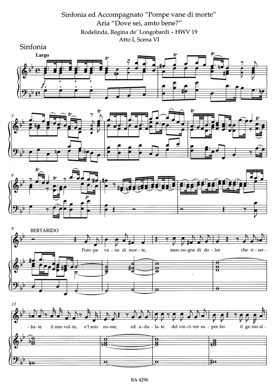 Aria Album, Male Roles for High Voice from Handel's Operas