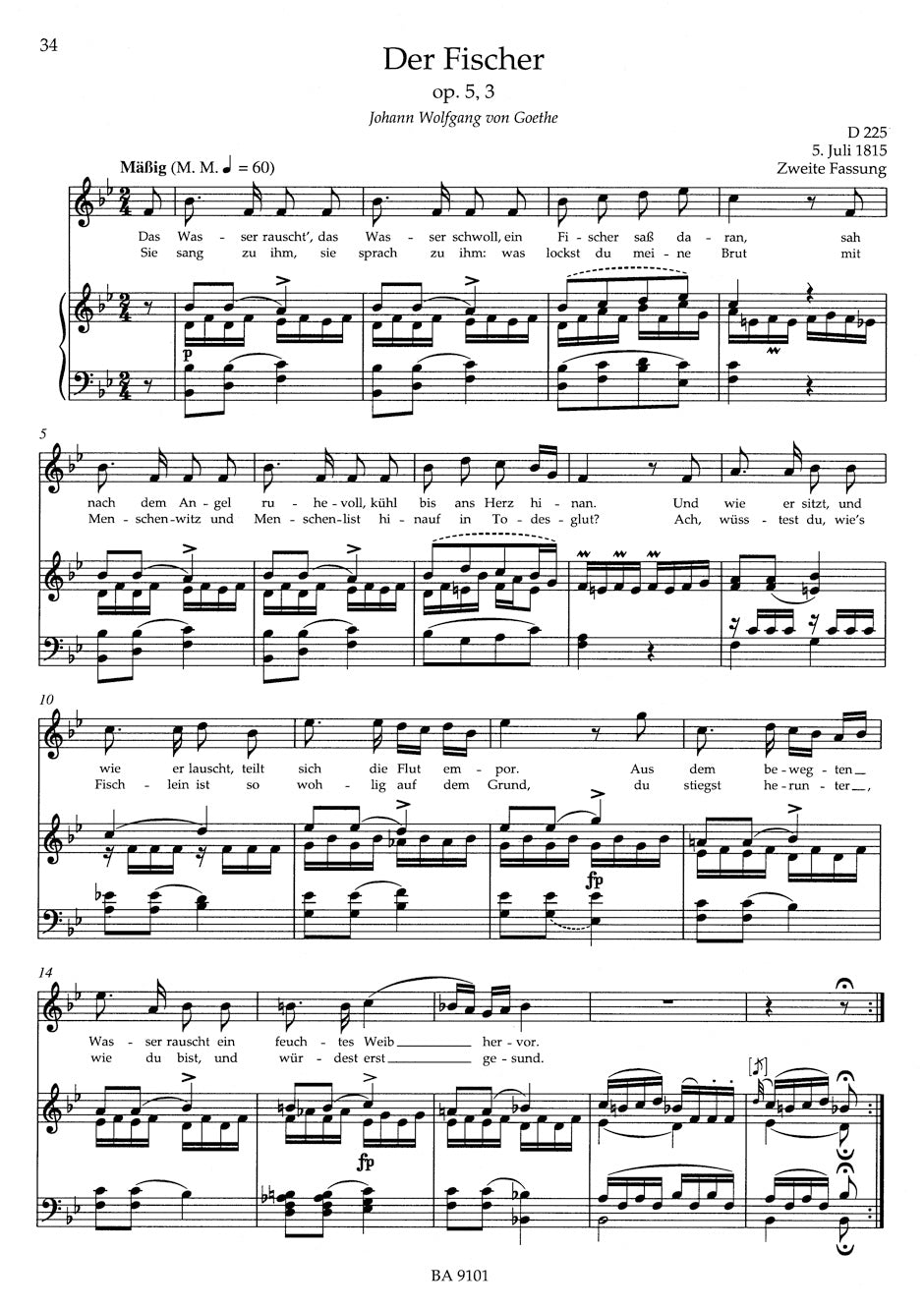 Lieder. Vol. 1 - High Voice