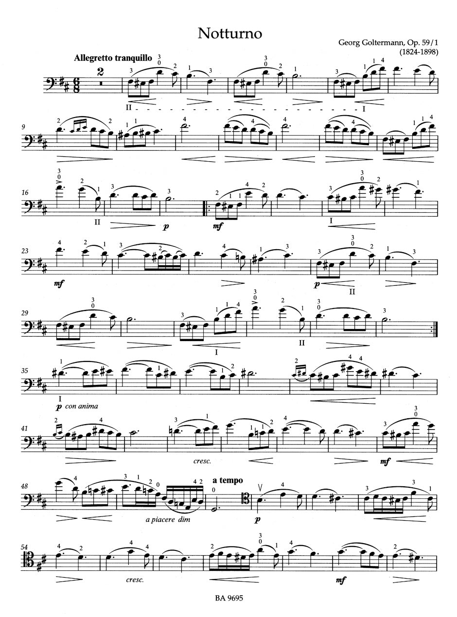 Barenreiter's cello Collection: Concert Pieces for cello and Piano