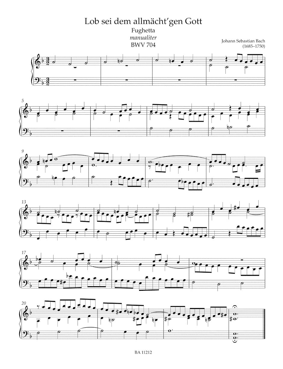 An Easy Bach Organ Album. Original Works and Arrangements