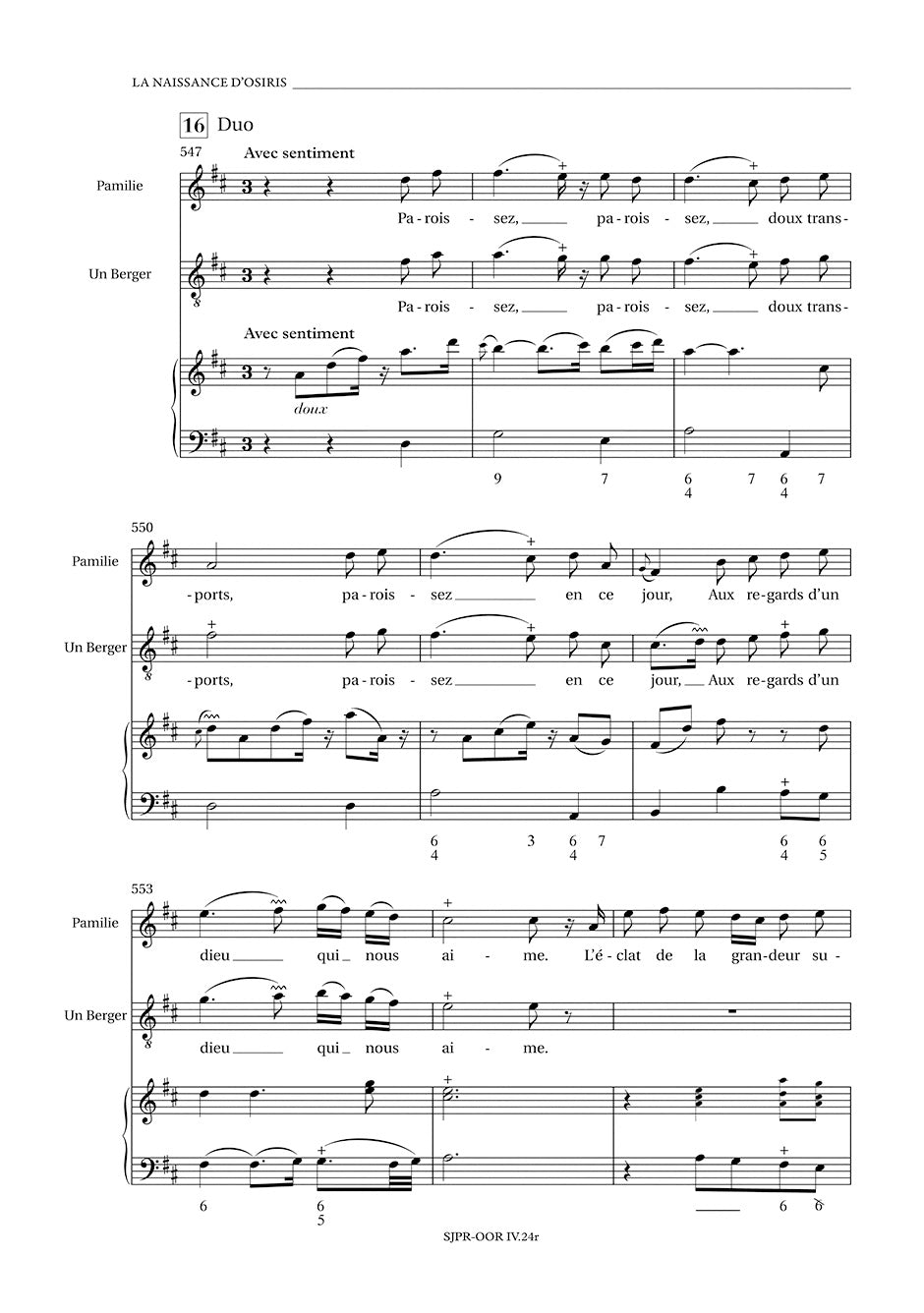 La Naissance d'Osiris RCT 48