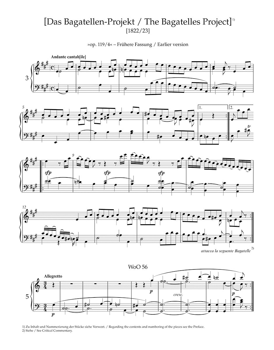 Complete Bagatelles for Piano